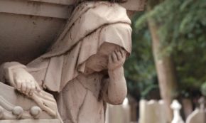 mourning child