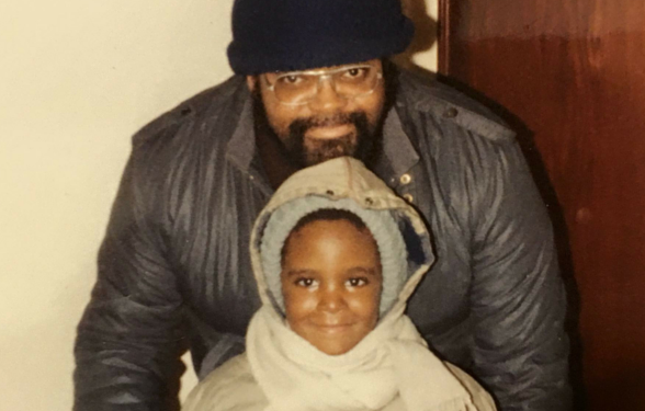 Darren Calhoun and father