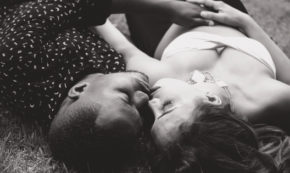 Couple on grass