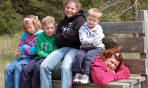 Kori Reed and kids