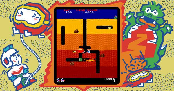 arcade pac, namco museum, video game, pac man, galaga, dig dug, review, bandai namco entertainment