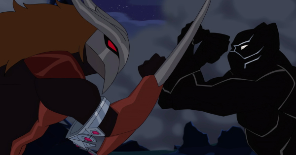 descent of the shadow, black panther's quest, marvel avengers, cartoon, season 5, review, disney xd