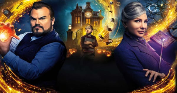 house with a clock in its walls, family, fantasy, adaptation, jack black, cate blanchett, blu-ray, review, universal pictures