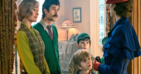 mary poppins returns, musical, fantasy, sequel, emily blunt, lin manuel miranda, blu-ray, review, walt disney pictures