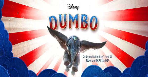 dumbo, live action, remake, tim burton, blu-ray, review, walt disney pictures