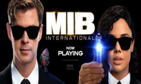 men in black international, science fiction, action, comedy, sequel, chris hemsworth, tessa thompson, review, sony pictures