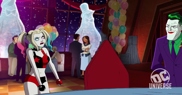 harley quinn, tv show, animated, action, comedy, comic con, trailer, kaley cuoco, dc universe, warner bros television