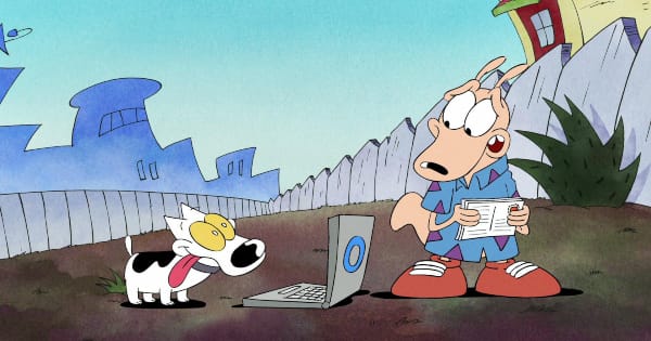 static cling, rocko's modern life, animated, comedy, special, review, nickelodeon, netflix
