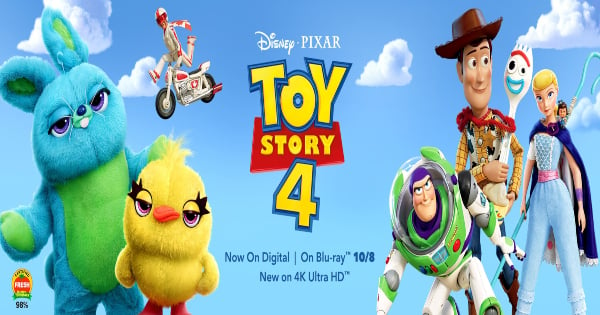 toy story 4, sequel, computer animated, comedy, tom hanks, tim allen, blu-ray, review, walt disney pictures
