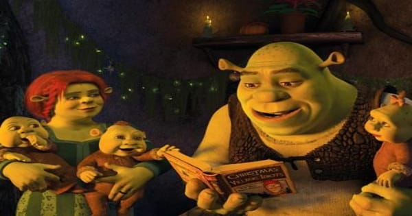dreamworks holiday collection, shrek the halls, computer animated, fantasy, blu-ray, review, universal home entertainment