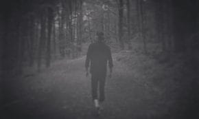 Man on path