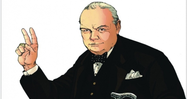 churchill, comic, graphic novel, history, vincent delmas, net galley, review, dead reckoning