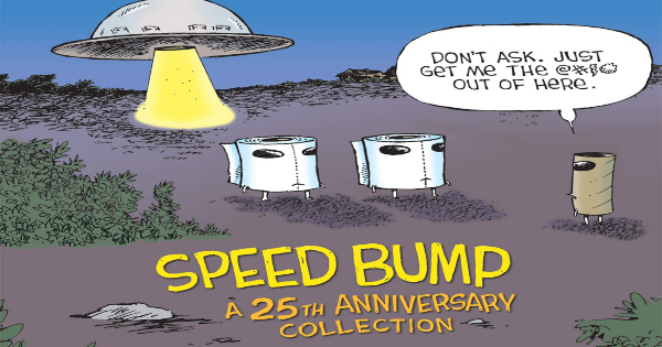 speed bumps, 25th anniversary, comic, graphic novel, humor, dave coverly, net galley, review, idw publishing