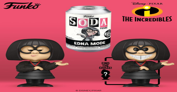 edna mode, the incredibles, pixar, vinyl soda pop, sneak peek, entertainment earth, funko
