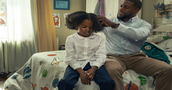fatherhood, comedy, drama, kevin hart, lil rey howery, review, netflix