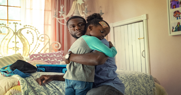 fatherhood, comedy, drama, kevin hart, lil rey howery, review, netflix