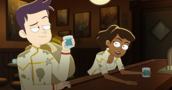 an embarrassment of dooplers, lower decks, star trek, tv show, animated, comedy, season 2, review, paramount plus