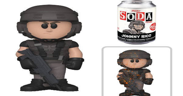 vinyl soda pop, johnny rico, starship troopers, science fiction, action, press release, entertainment earth, funko
