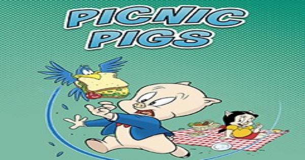 picnic pigs, looney tunes, comic, graphic novel, children's fiction, scott gross, net galley, review, capstone