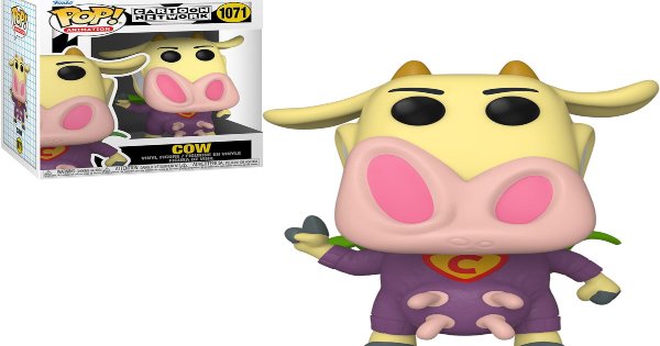 cartoon classics, cow, cow and chicken, funko pop, press release, entertainment earth, funko