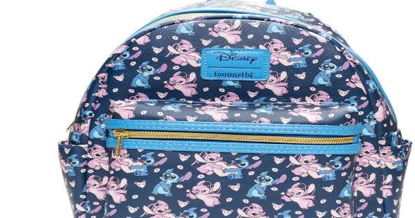 disney, valentine's day, stitch and angel, mini backpack, exclusive, press release, entertainment earth, loungefly