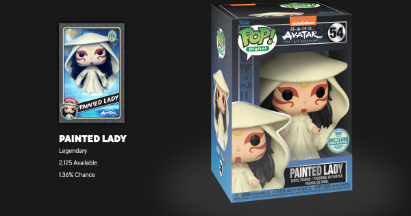 avatar legends, painted lady, tv show, legendary, nickelodeon, press release, droppp, funko