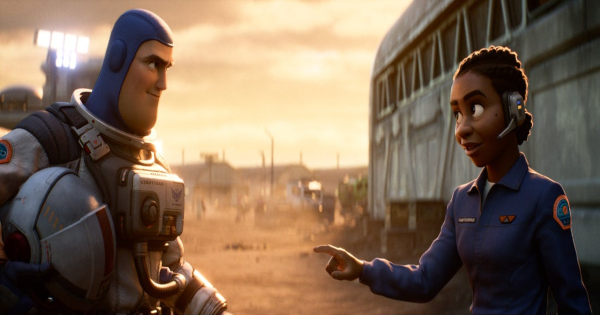 lightyear, computer animated, science fiction, action, adventure, digital, review, pixar animation, walt disney studios