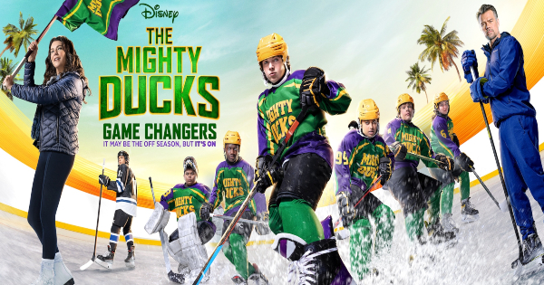 coach classic, game changers, the mighty ducks, tv show, sports, comedy, drama, season 2, review, disney plus