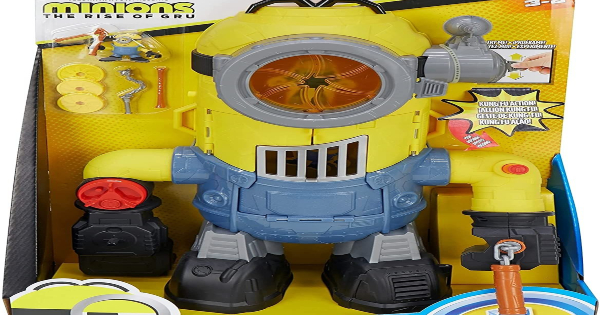 minions rise of gru, minion bot, imaginext, holiday, gift guide, press release, universal pictures