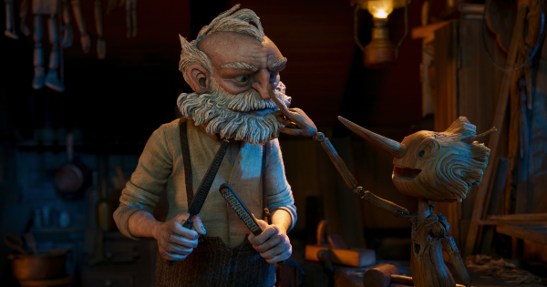 pinocchio, stop motion, animated, musical, fantasy, guillermo del toro, review, netflix