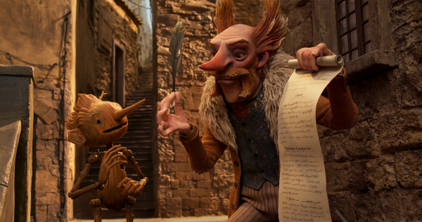 pinocchio, stop motion, animated, musical, fantasy, guillermo del toro, review, netflix