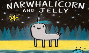 narwhalicorn and jelly, comic, graphic novel, ben clanton, net galley, review, tundra books