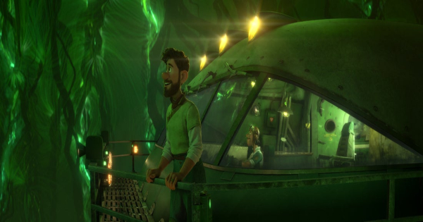 strange world, computer animated, science fiction, adventure, digital, review, walt disney studios