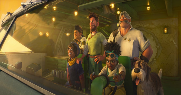 strange world, computer animated, science fiction, adventure, digital, review, walt disney studios