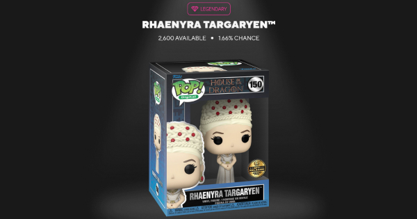 house of the dragon, nft, rhaenyra, legendary, tv show, prequel, hbo, press release, droppp, funko