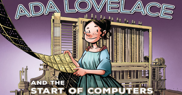 ada lovelace and the start of computer, biography, comic, graphic novel, Jordi Bayarri Dolz, net galley, review, lerner publishing group