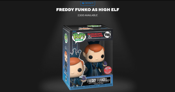 dungeons and dragons, nft, freddy funko, high elf, royalty, press release, droppp, funko