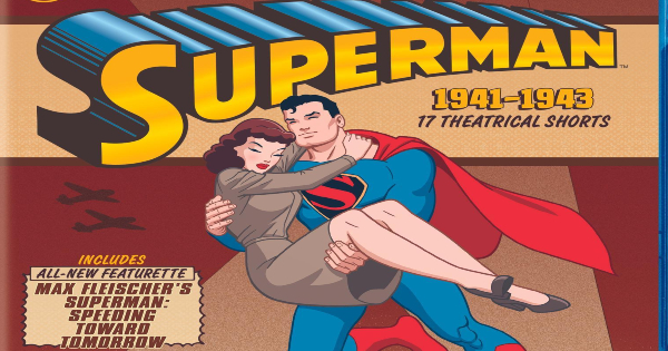 superman, Max Fleischer, animated, shorts, blu-ray, review, warner bros discovery