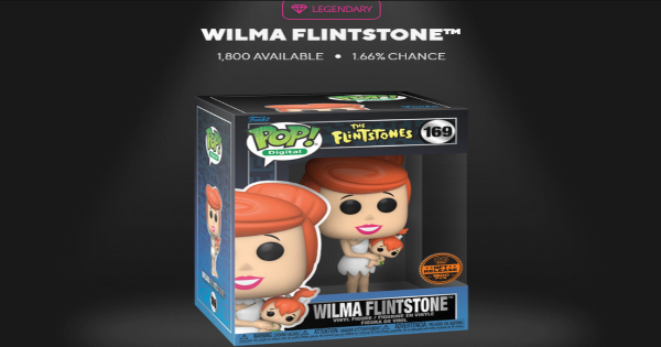the flinstones, tv show, animated, nft, wilma flinstone, legendary, press release, droppp, funko