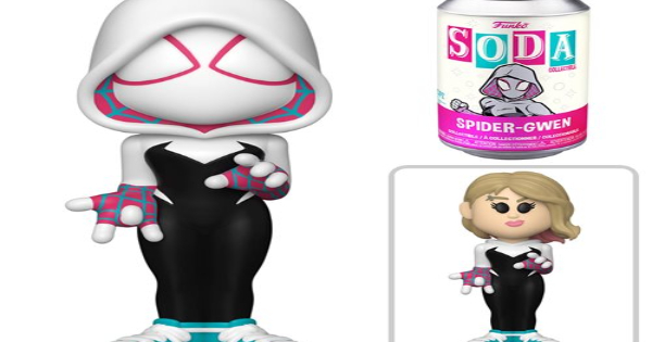 across the spider-verse, spider-man, computer animated, superhero, sequel, spider-gwen, vinyl soda, press release, entertainment earth, funko