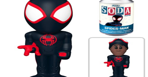 across the spider-verse, spider-man, computer animated, superhero, sequel, miles morales, vinyl soda, press release, entertainment earth, funko