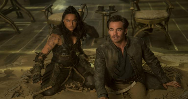 honor among thieves, dungeons and dragons, fantasy, comedy, chris pine, hugh grant, michelle rodriguez, blu-ray, review, paramount pictures