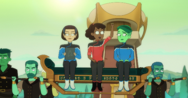 something borrowed something green, lower decks, star trek, tv show, animated, comedy, season 4, review, paramount plus