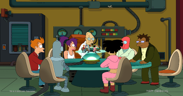 all the way down, futurama, tv show, animated, comedy, drama, science fiction, season 11, review, hulu