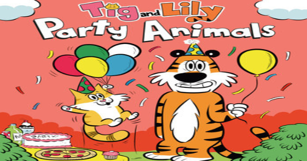 party animals, tig and lily, comic, graphic novel, Dan Thompson, net galley, review, random house children's