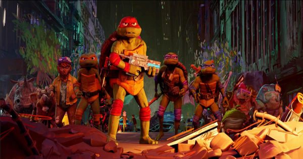 mutant mayhem, teenage mutant ninja turtles, animated, reboot, seth rogen, evan goldberg, blu-ray, review, paramount home entertainment