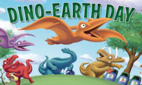 dino earth day, children's fiction, lisa wheeler, net galley, review, lerner publishing group