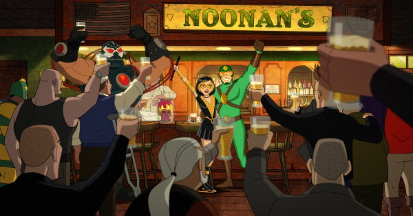pilot hell yeah, kite man hell yeah, tv show, adult, animated, comedy, season 1, review, max