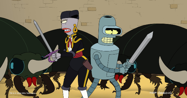 beauty and the bug, futurama, tv show, animated, comedy, drama, science fiction, season 12, review, hulu