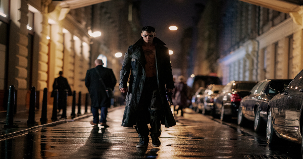 the crow, gothic, reboot, Bill Skarsgård, clip, sdcc, 2024, press release, lionsgate films